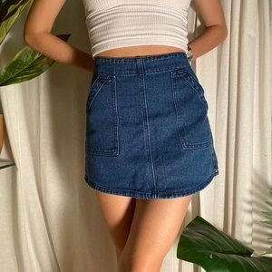 Kendall + Kylie Mini Denim Skirt